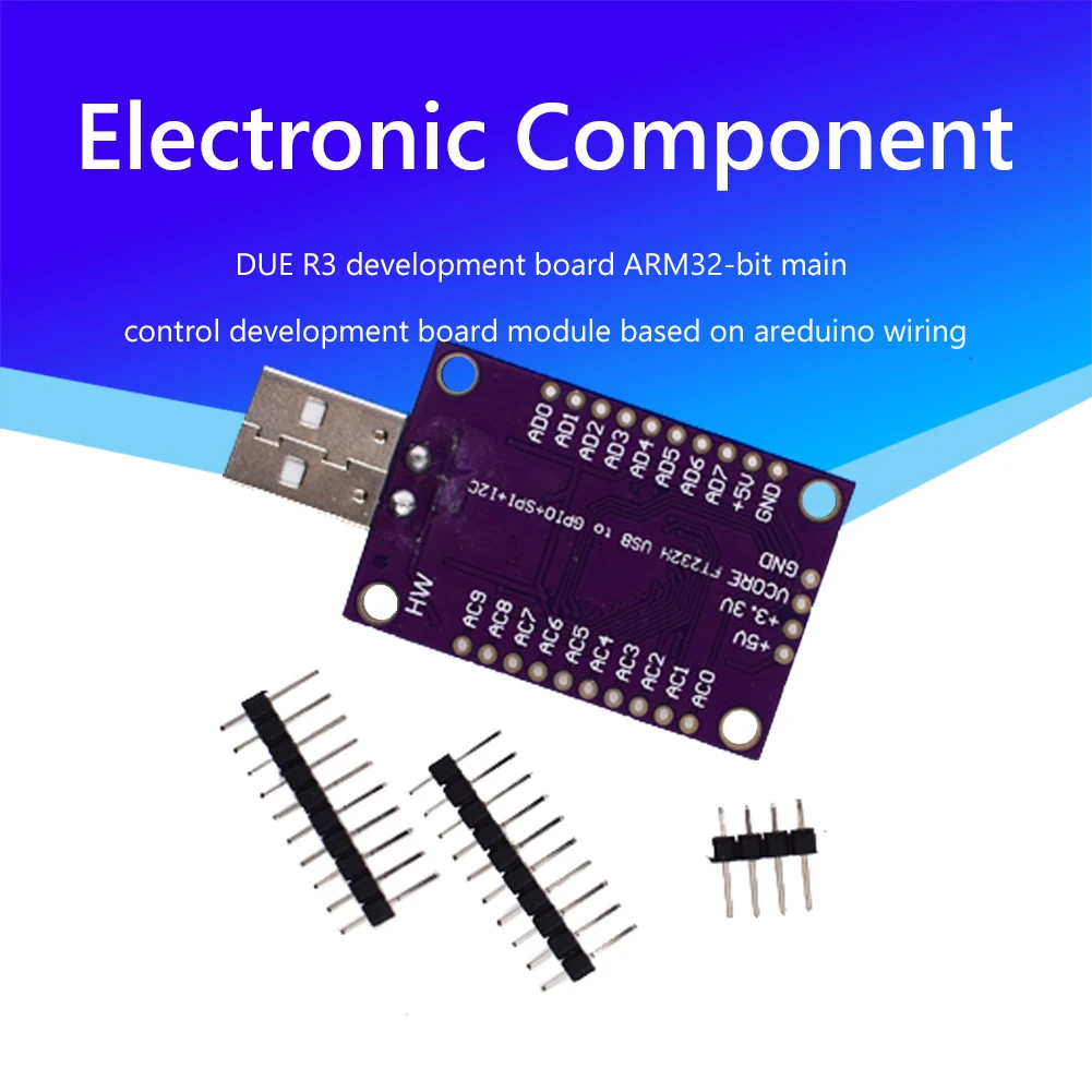 

HW-822 FT232H High Speed Multifunctional USB to JTAG UART FIFO SPI I2C Board Serial Interface Board Module with Pins