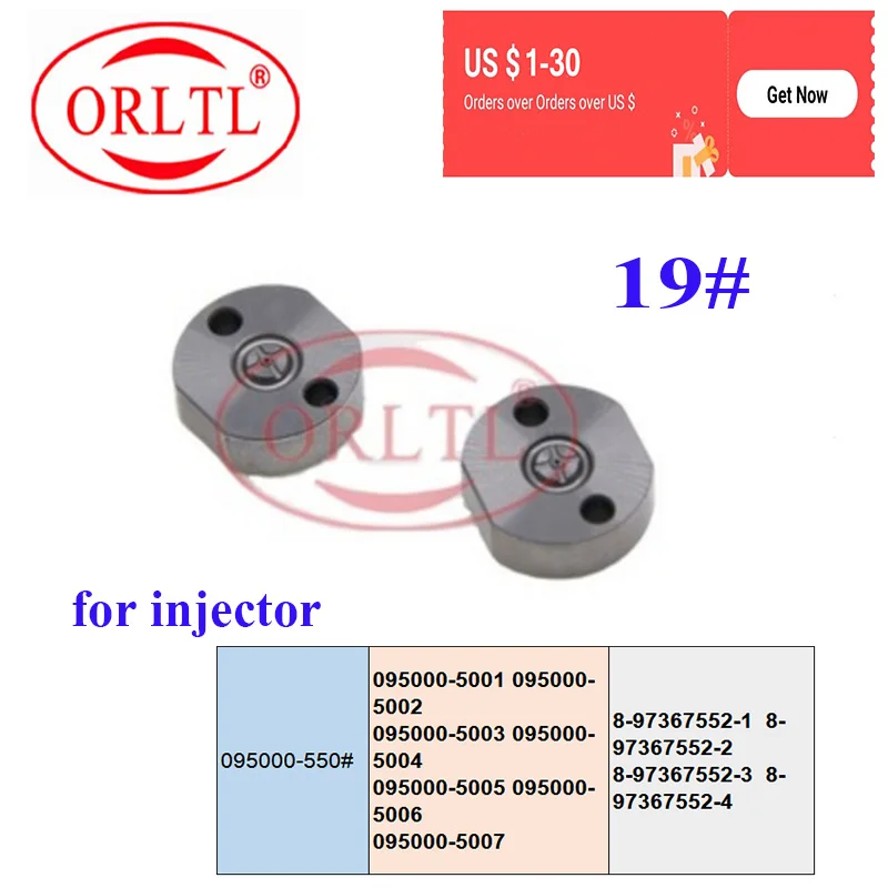 

ORLTL инжектор запасные Запчасти клапан Набор для 095000-550 095000 550 8973675521 8973675522 8973675523 8973675524 095000-5001