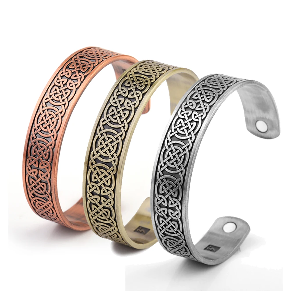 Рыболовный крючок медный сверхнатуральный браслет викингов Wicca Talisman Магнитный