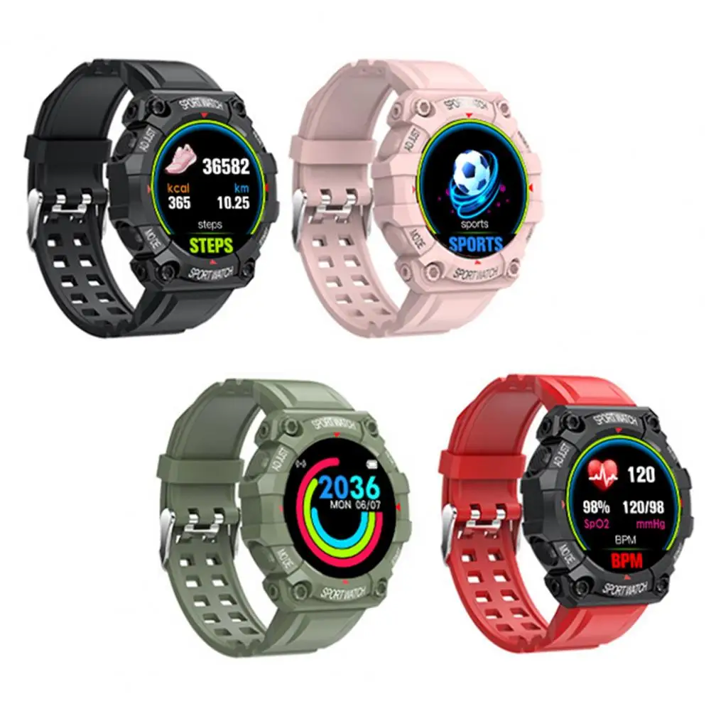 

Farfi FD68 1.3 Inch Color Screen Smart Bracelet Waterproof Heart Rate Blood Pressure Sports Pedometer Touch Control Smartwatch