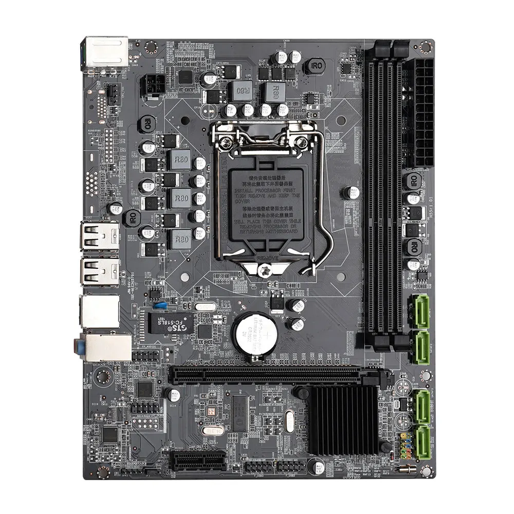 P55 материнская плата LGA 1156 компьютерная настольная DDR3 двухканальная память SATA II