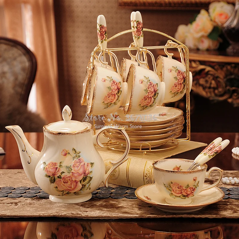 Высококачественная Роскошная кофейная чашка в европейском стиле китайские