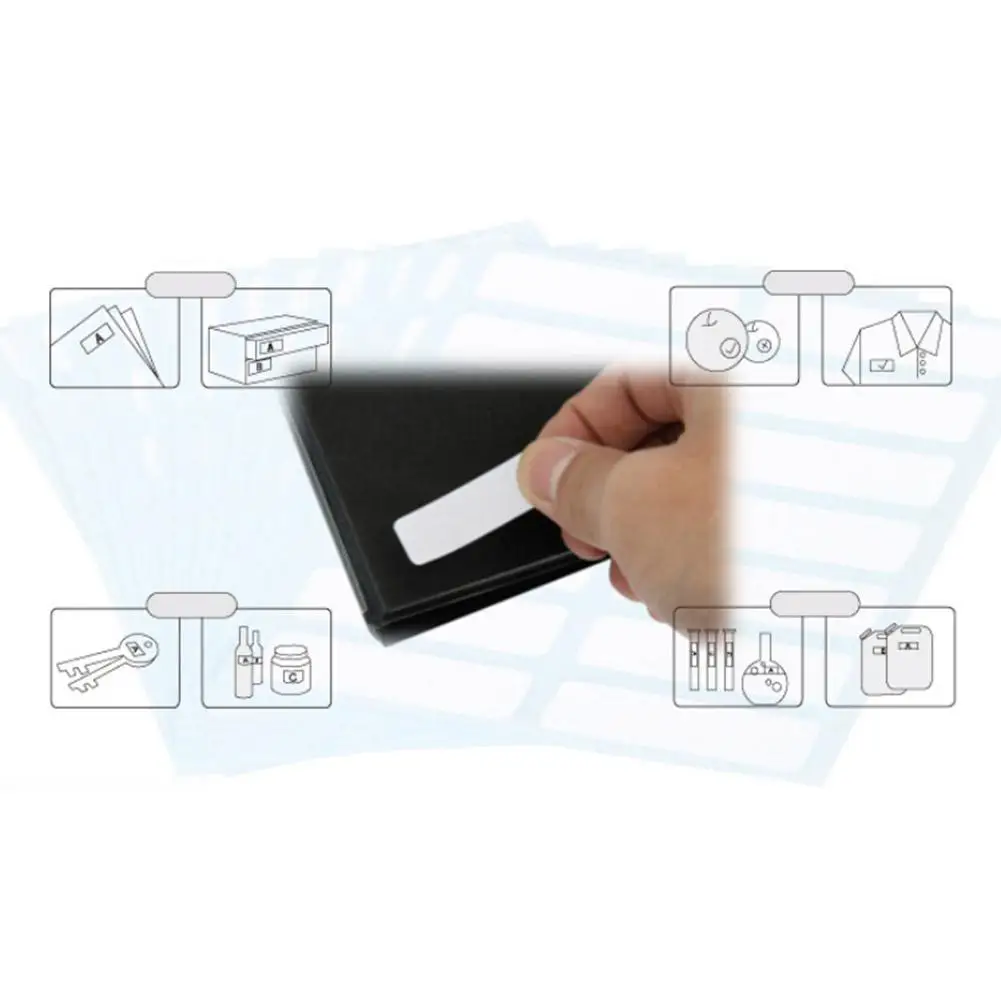 

Waterproof 168Pcs Self-adhesive Labels Blank Name Sticker Thermal Labels Sticker Paper Package Labe Supermarket Price Blank Tag