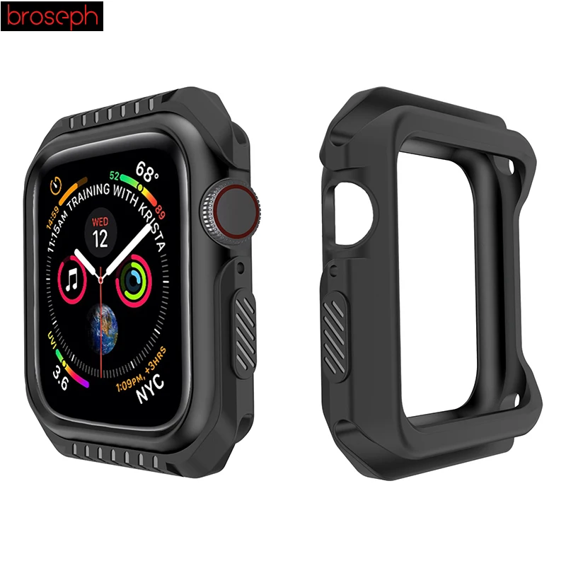 Чехлы для часов Apple watch Series 4 40 мм 44 мм защитный чехол для Iwatch 3 2 1 38 мм 42 мм аксессуары для часов