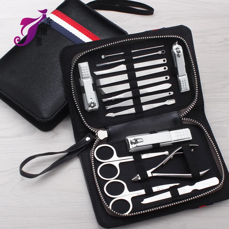 Инструмент для маникюра и педикюра из нержавеющей стали 15 шт. | Красота здоровье