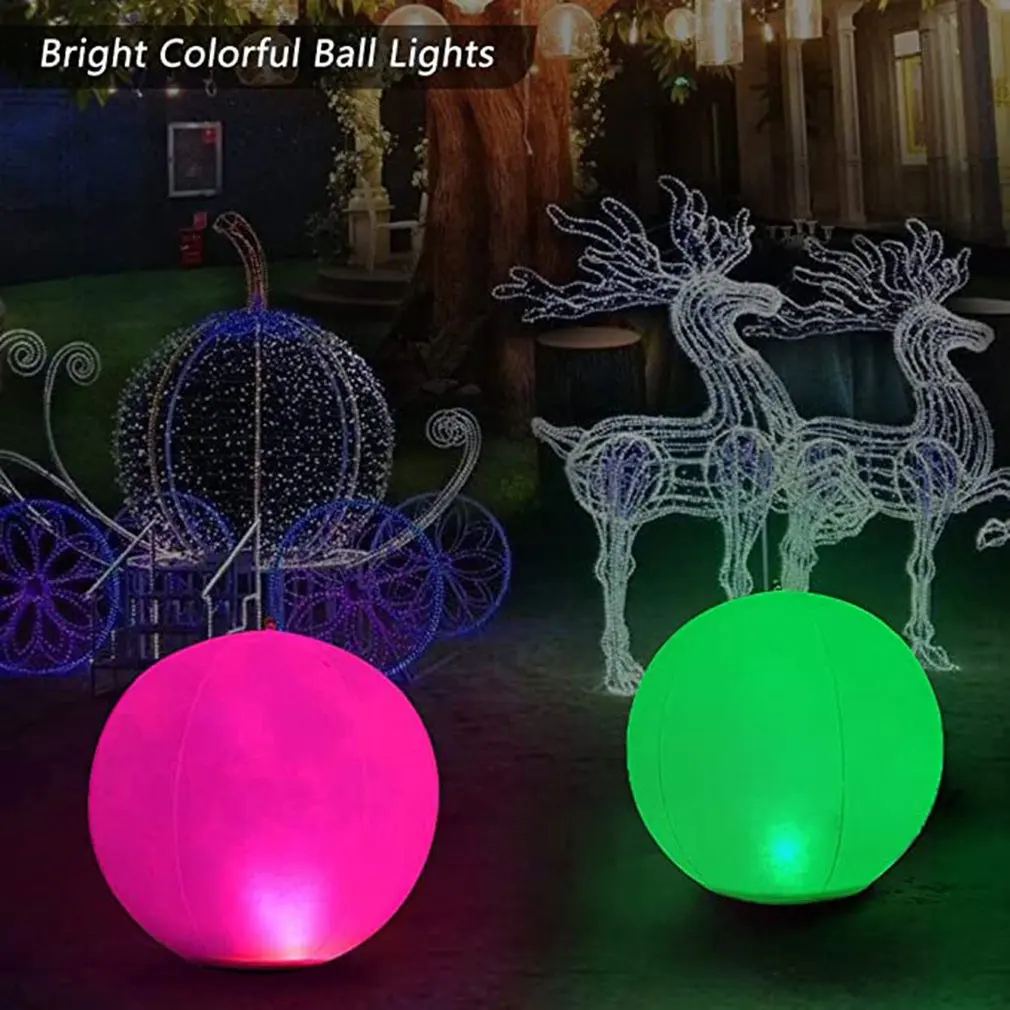 

Ball Lights Floating Colorful Christmas Tree Lights Celebration Decoration Remote Control Ball Lights