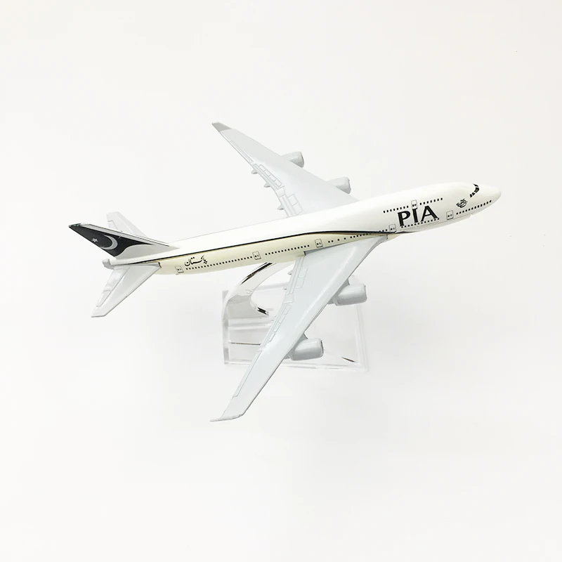 1/400 масштабный литой самолет Pakistan Airlines PIA Boeing 747 металлический Airbus Модель игрушки