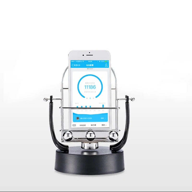 Автоматическая вращающаяся щетка для телефона со стабилизатором движения