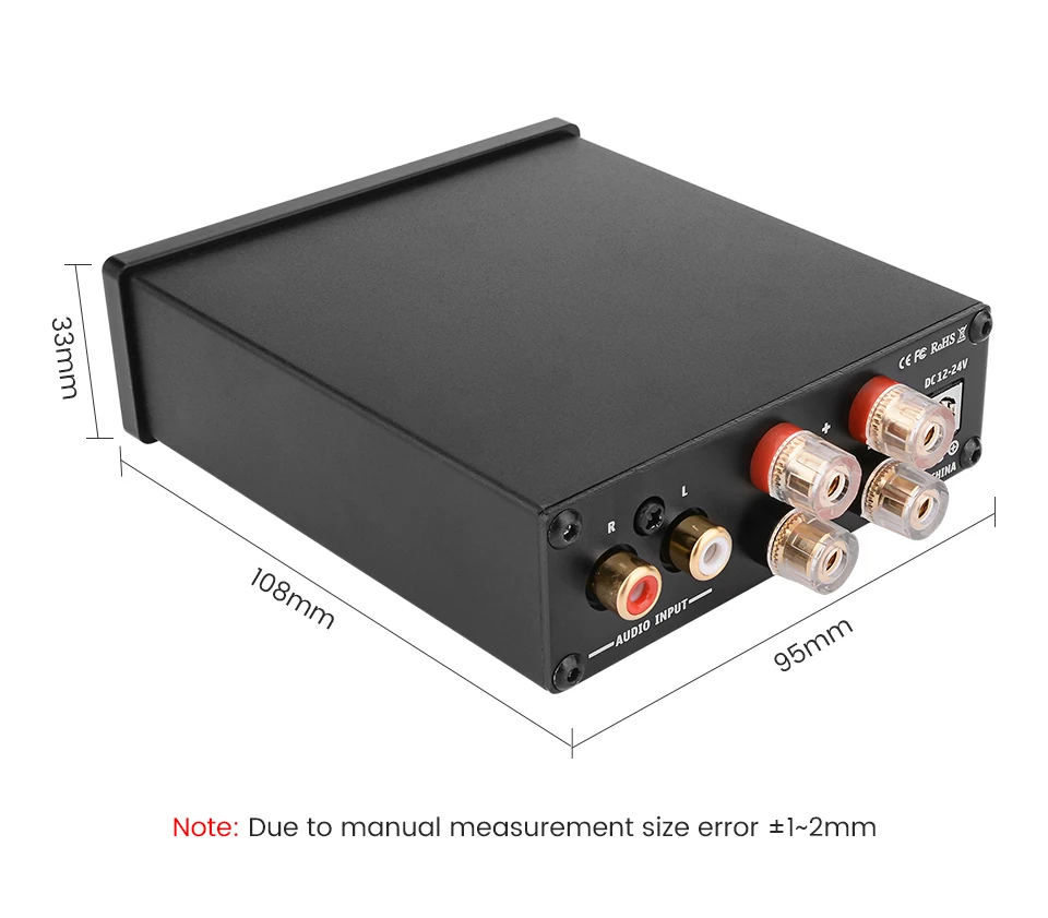 AIYIMA HIFI TPA3116 Bluetooth 5,0 усилитель мощности стерео цифровой слуховой аппарат 50 Вт* 2 AUX домашний кинотеатр Усилители звука Amp