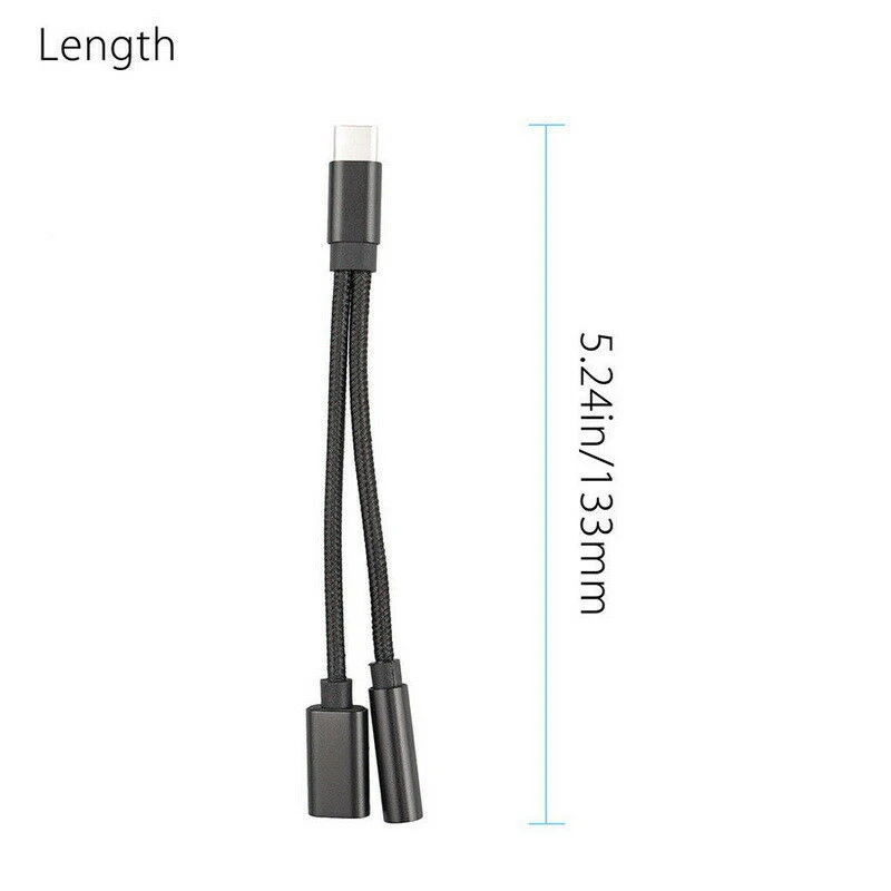 USB-C аудиокабель для зарядки с разъемом типа C на 3 5 мм разъем наушников Xiaomi 6 8 Mix 2s