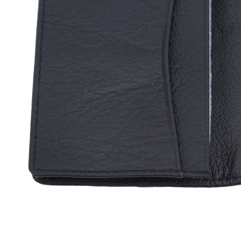 

New Card Wallet Men Vintage Black PU Leather Credit Passport Fashion Business Card Bag Credit Card Holder