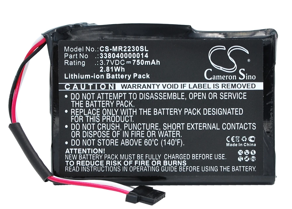 

Cameron Sino 750mAh Battery for Magellan RoadMate 2230, 2230T-LM, 338040000014
