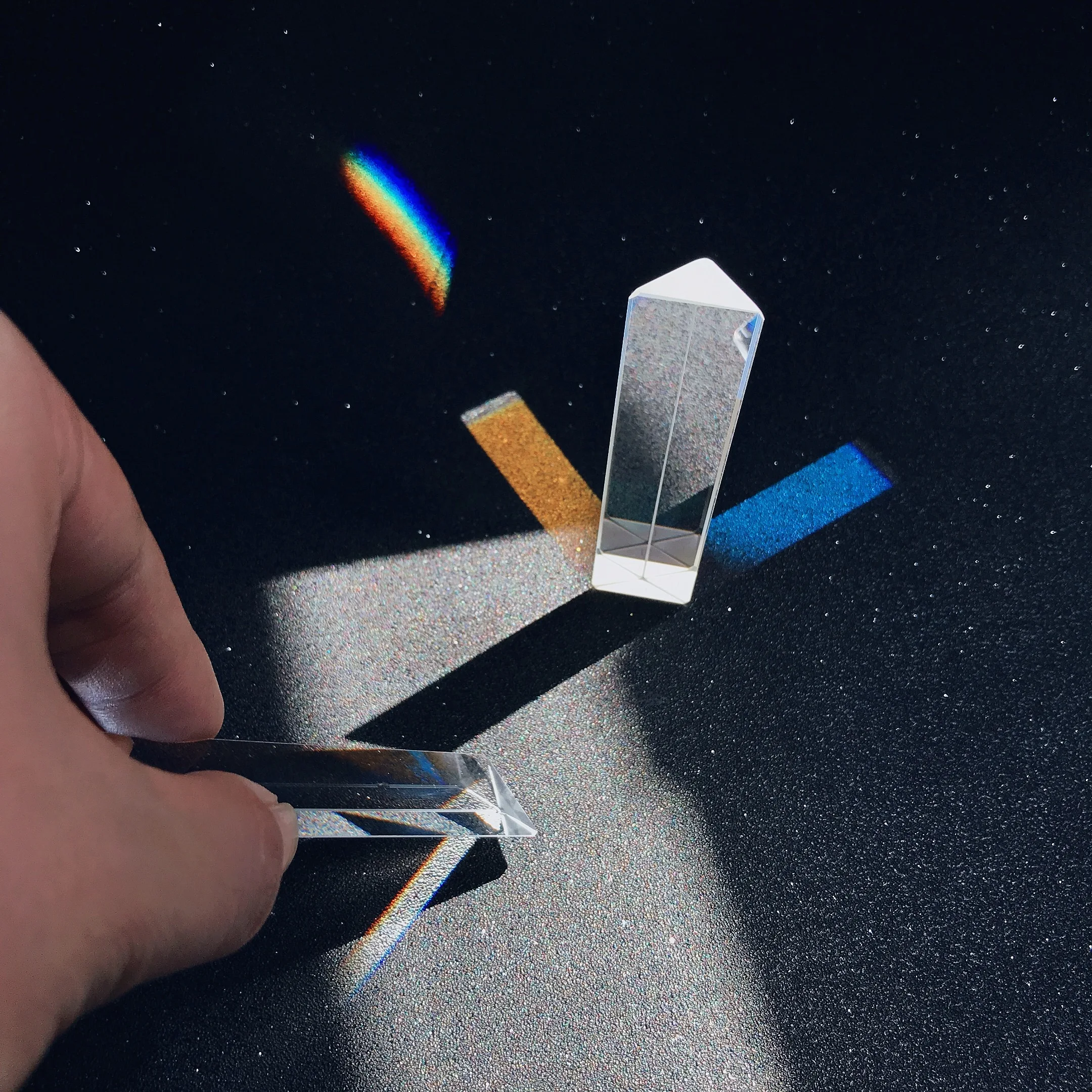 

Color Prism Study of The Dispersion Light Children's Rainbow Photo Mitsubishi Mirror Photography Optical Triangular Prism