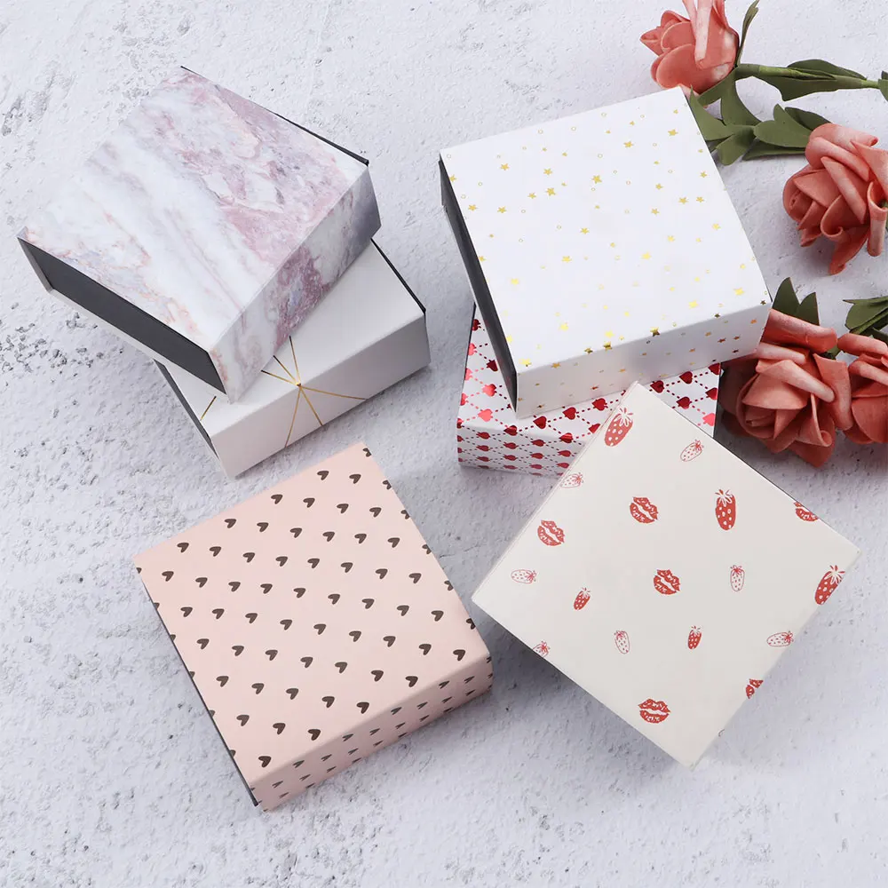 1 шт. мыло ручной работы Коробки высокое вечерние подарок упаковочной коробки