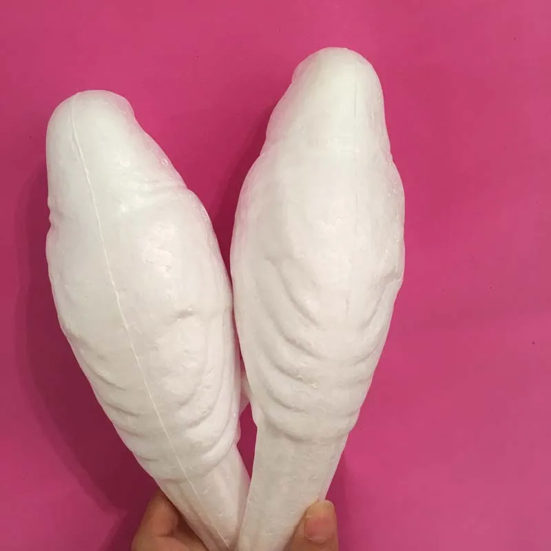 23 см/6 шт. пенопластовый попугай декоративные шарики из полистирола в виде птиц