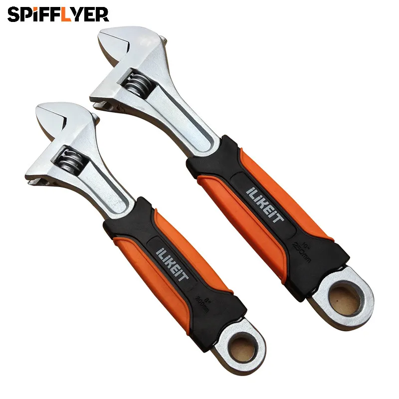 Регулируемый гаечный ключ 8 дюймов 10 для ремонта труб большого размера домашнего