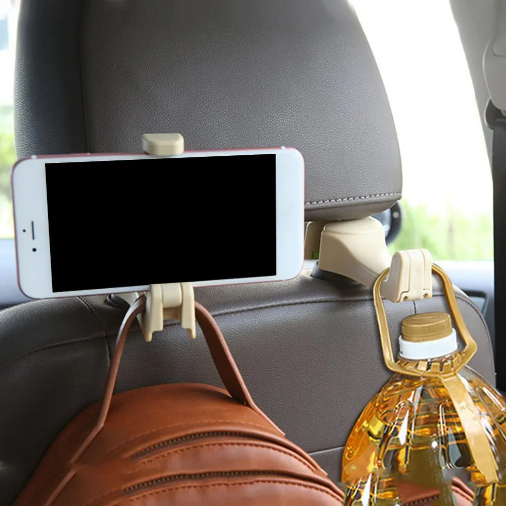 Car Seat Back Hook Phone Tablet holder for Ipad Universal stand phone back seat mount car | Мобильные телефоны и