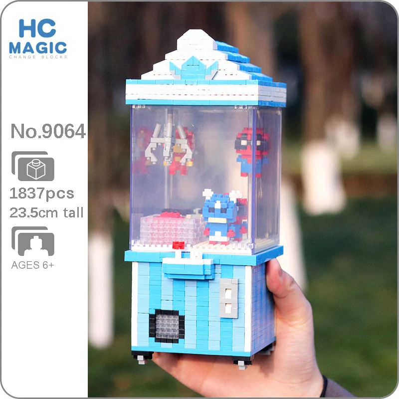 HC 9064 игровая площадка герой клипса кукла машина Ловец 3D модель DIY Мини Алмазные
