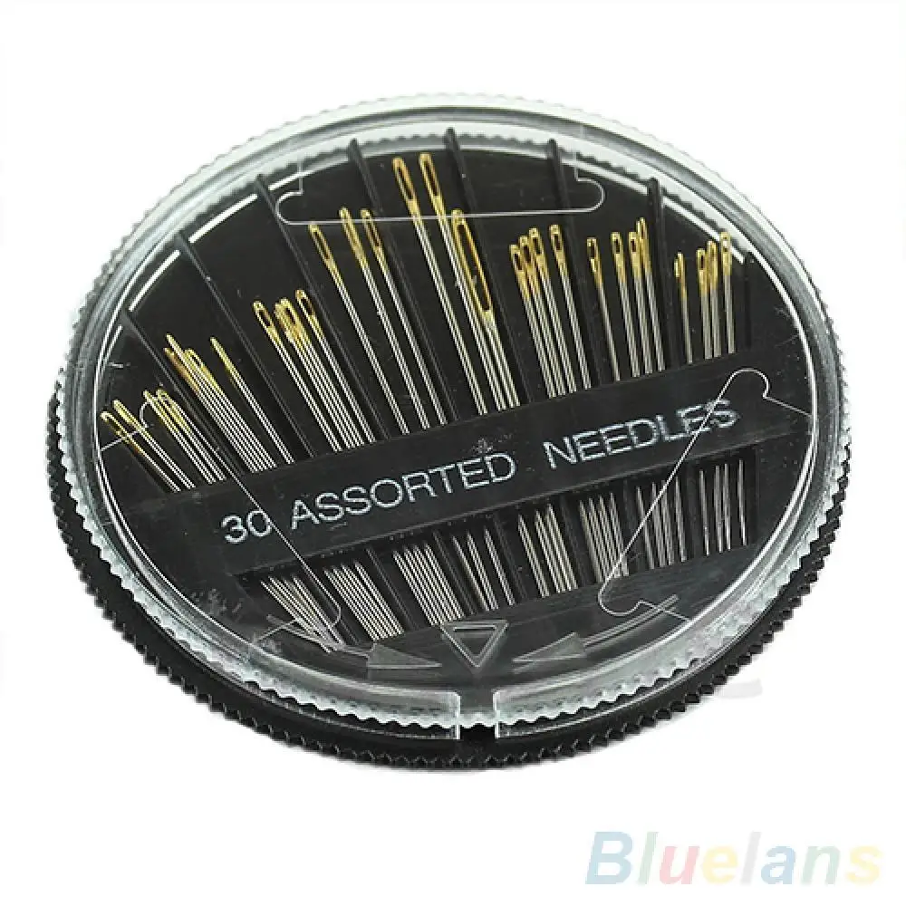 

30 pcs/lot Sewing Needle Set Assorted Hand Embroidery Mending Quilt Sew Case Tools for DIY Crafts Patches Fashion Dropshipping