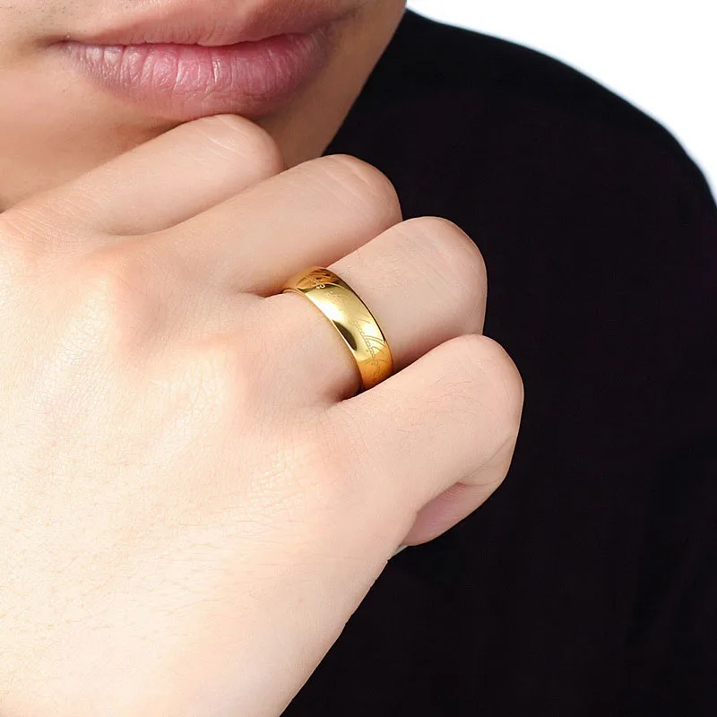 

New fashion and popular men's rings couple models creative personality trend magic ring ring jewelry men's ring