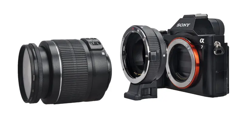 Адаптер Commlite с автофокусом CM-EF-NEX для объектива Canon EF для sony серия NEX с e-креплением, включая полнорамную камеру A7A7RA7R3
