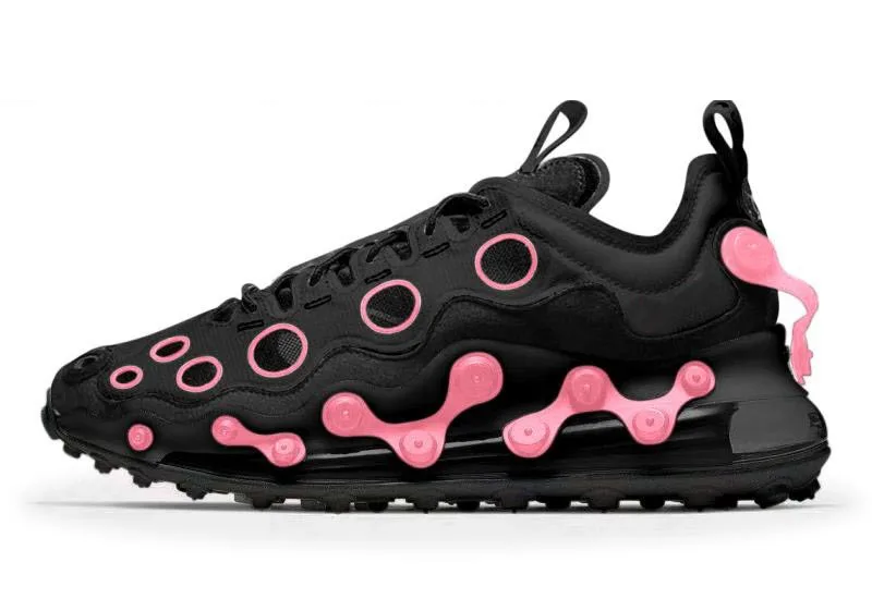 Популярная мужская спортивная обувь с воздушной подушкой 720 черные серебристые