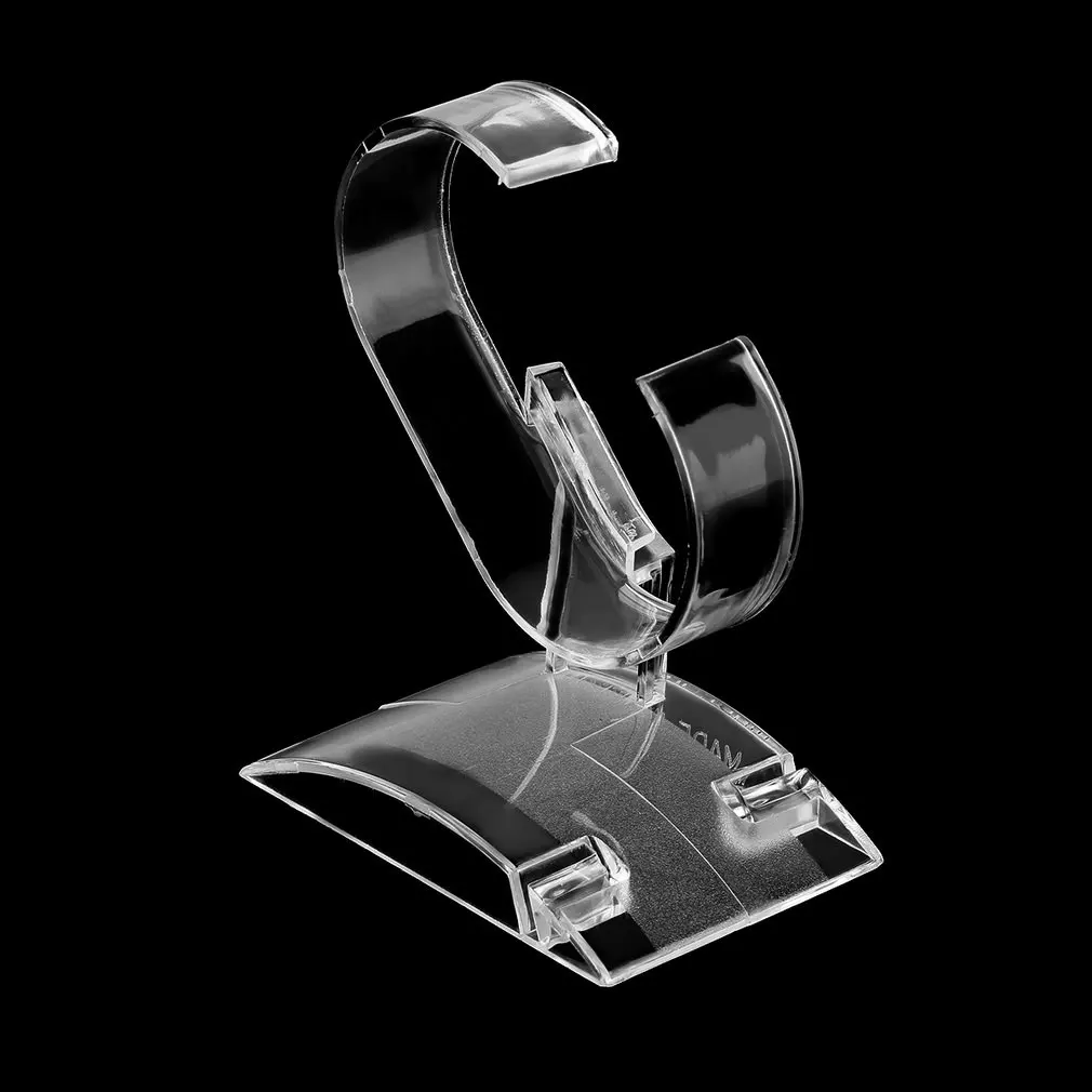 

Clear Acrylic Watch Display Holder Stand Rack Showcase Tool Transparent Wristwatch Lightweight Stand Case