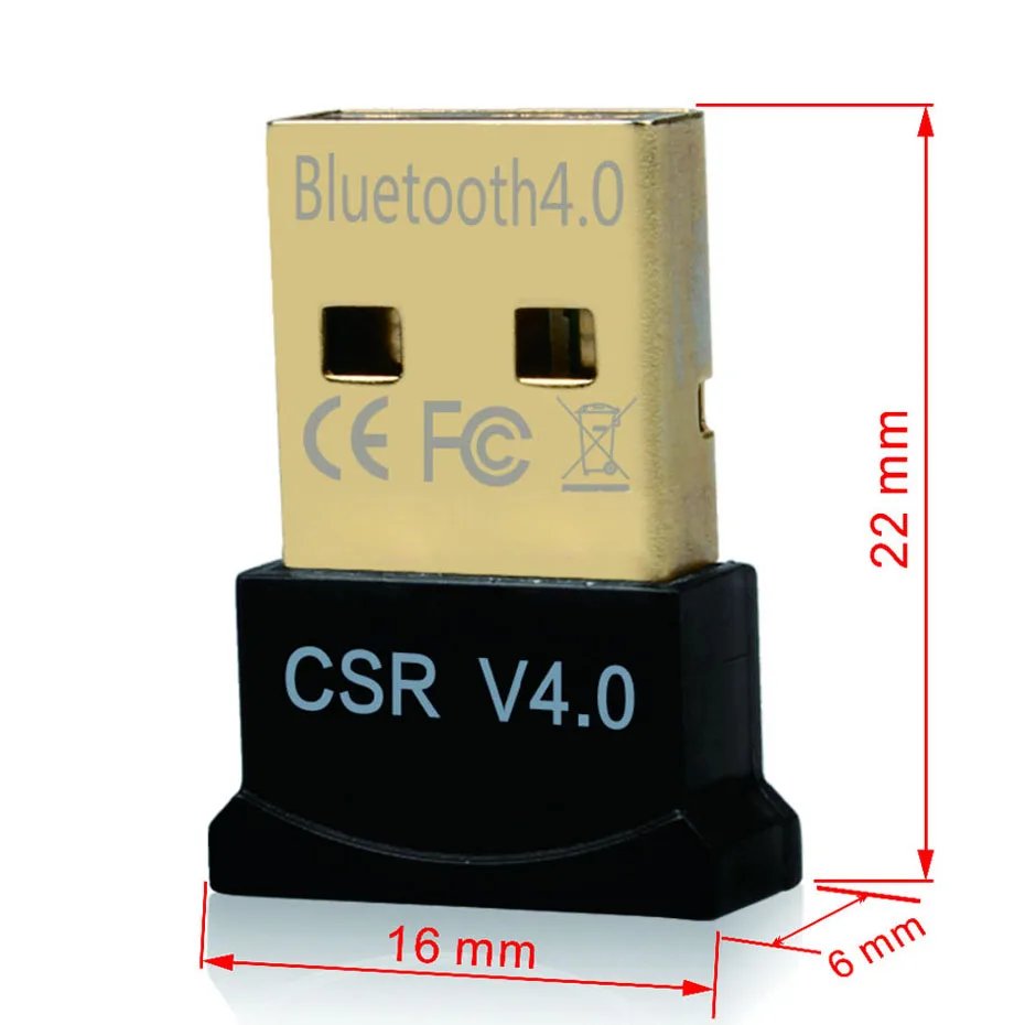 Мини USB Bluetooth адаптер V4.0 + EDR Dongle CSR8510 беспроводной передатчик музыкальный приемник