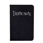 Блокнот Death Note, аниме тетрадь с надписью, черный матовый бумажный, искусственная бумага, канцелярские принадлежности, офисные и школьные принадлежности