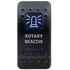 Голубой кулисный переключатель с принтом-поворотный маячок-для Carling Arb автомобильный лодочный Кулисный Переключатель 12 В 24 В, только крышка! Переключатель не основан!