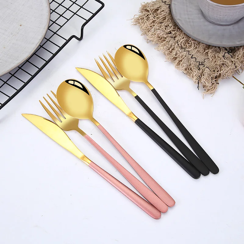 3 шт. набор столовых приборов из нержавеющей стали 304|Столовые сервизы| |