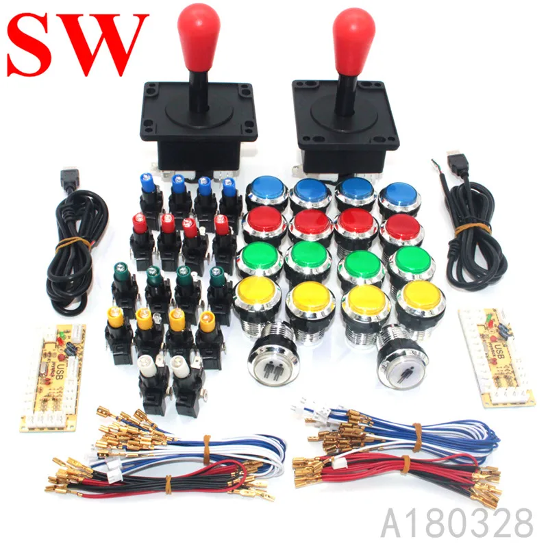 Набор для самостоятельной сборки USB-кодировщик аркадный контроллер с джойстиком