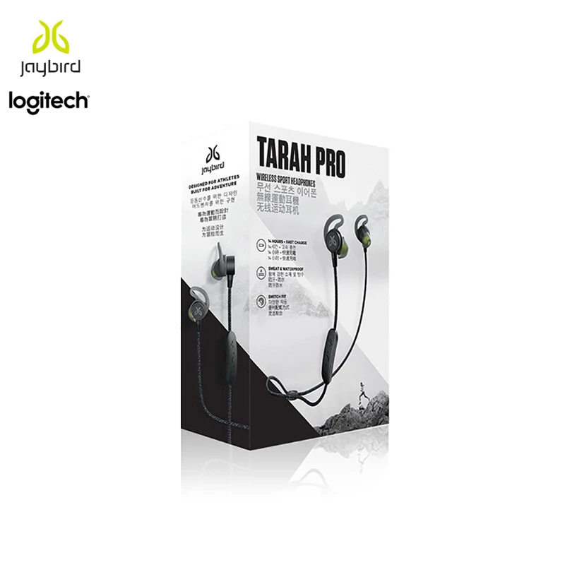 Беспроводные спортивные Eaphones Logitech Jaybird Tarah Pro Bluetooth 5 0 для пробежек безопасные