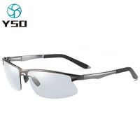 yso new photochromic polarized sunglasses for men uv protection sunglasses male night vision sun glasses for car driving 566
