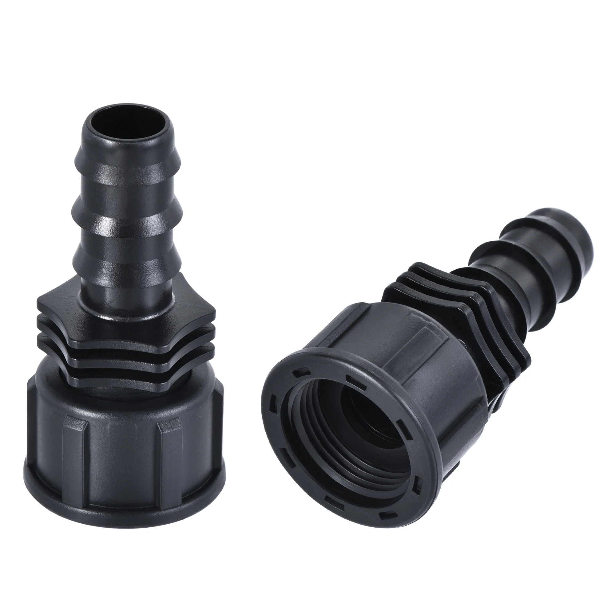 

Uxcell ABS Hose Barb Fitting Coupler 16mm Barb G3/4 Female Thread Black 2Pcs