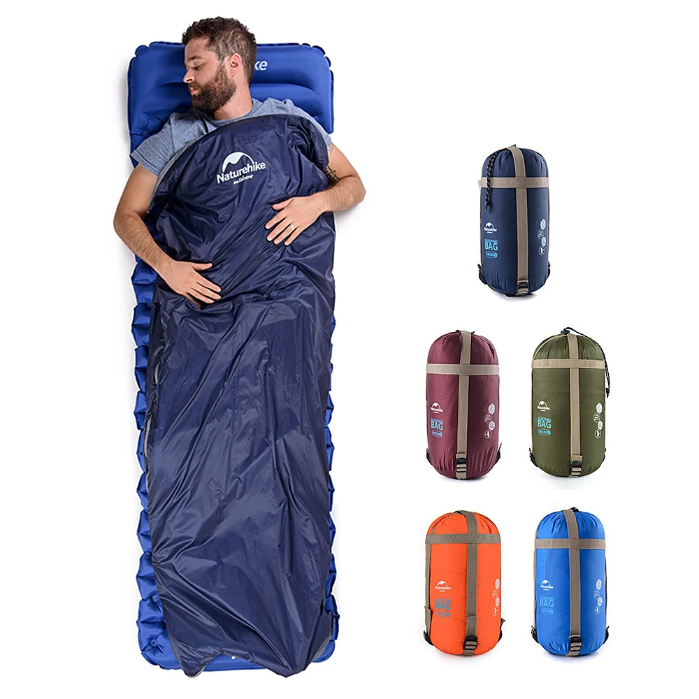 Naturehike открытый 98x33In спальный мешок легкий конверт спальный ленивый мешок Кемпинг Туризм одеяло демисезонный плед