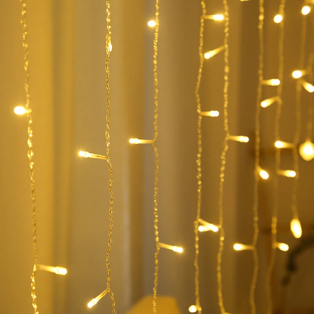 

Wedding Home Indoor Decoration LED Heart Curtain Light String Battery Supply Fairy Light Garland Wedding Decor