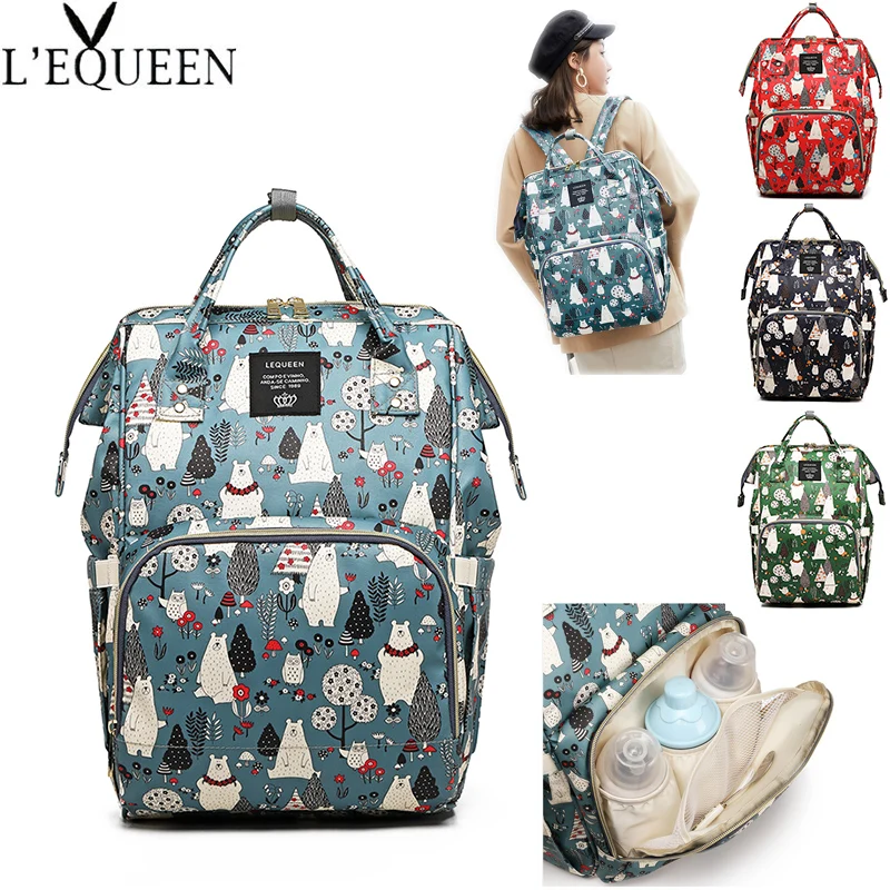 

Многофункциональная сумка для подгузников, сумка для мамы, большая емкость, рюкзак для путешествий, сумка для кормления грудью, сумка для ух...