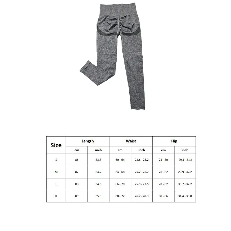 

New Women Gym Yoga Seamless Pants Sports Clothes Stretchy High Waist Athletic Exercise Fitness Leggings Activewear Pants