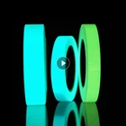 Светящаяся самоклеящаяся светящаяся аварийная лента с логотипом в темноте