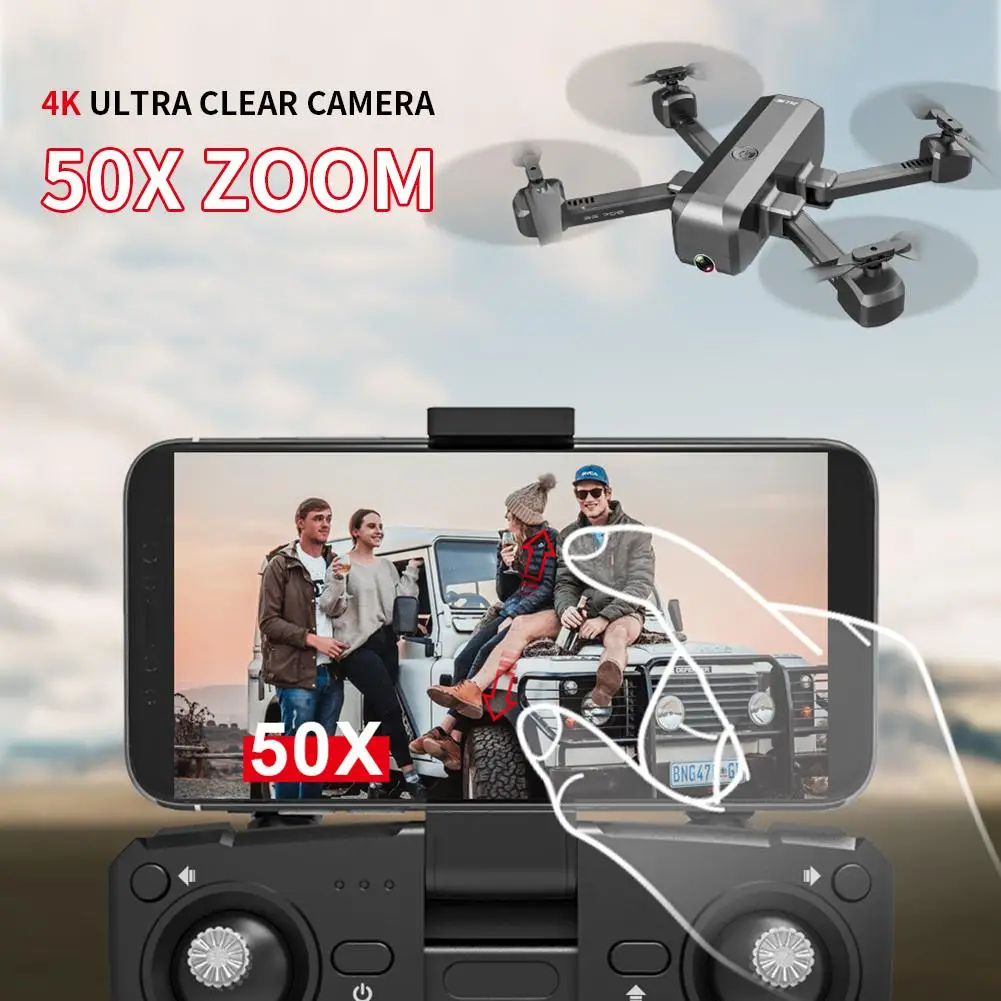 SG706 Складная модель радиоуправляемого дрона оптический поток 4k Высокое