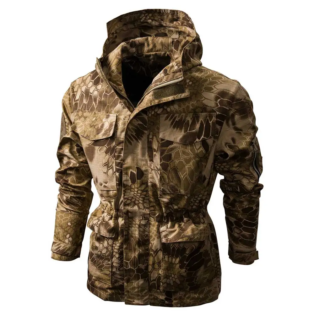 

Camouflage jacket Men Hoody Windbreaker Clothing Tactical Jacket Men Waterproof Coat Outdoor Clothing Clothes Hooded Male Coat