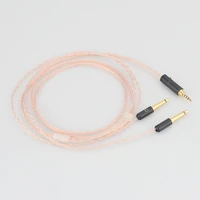 8cores replacement headphones cable audio upgrade cable for meze 99 classicsfocal elear headphones pure copper cable
