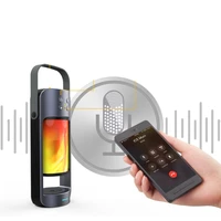 flame light wireless charger bluetooth speaker multifunctional outdoor emergency light with power bank mobile power supply