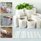 Биоразлагаемые нетканые мешки для саженцев, для питомника, горшки для посадки растений Garden, экологически чистые, вентилируемые мешки для посадки растений