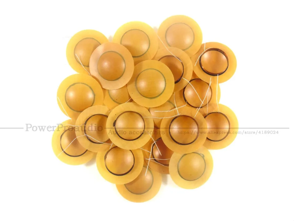 

20pcs /lots 25.4mm 25.5mm 1inch 1''Resin Replacement Diaphragm Horn 4ohm o 8 Ohm (Lead wire same size )