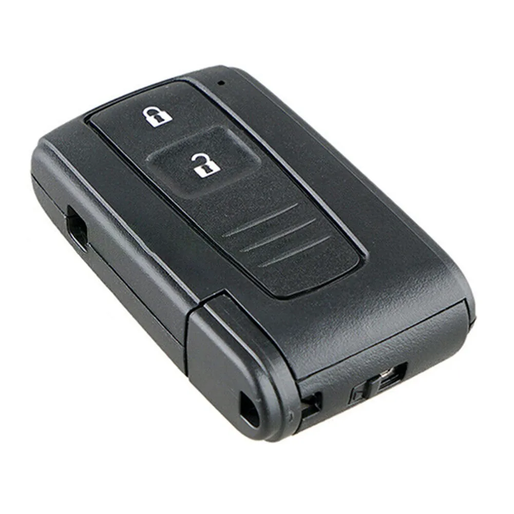 

2 Button Smart Key Case Full Cover Protector ABS Plastic+Metal Shell Replacement + TOY43 Blade For Toyota Corolla Verso Prius
