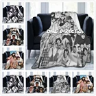 Удобное одеяло в одном направлении, фланелевое одеяло, микроберт для кровати, автомобиля и украшения дома