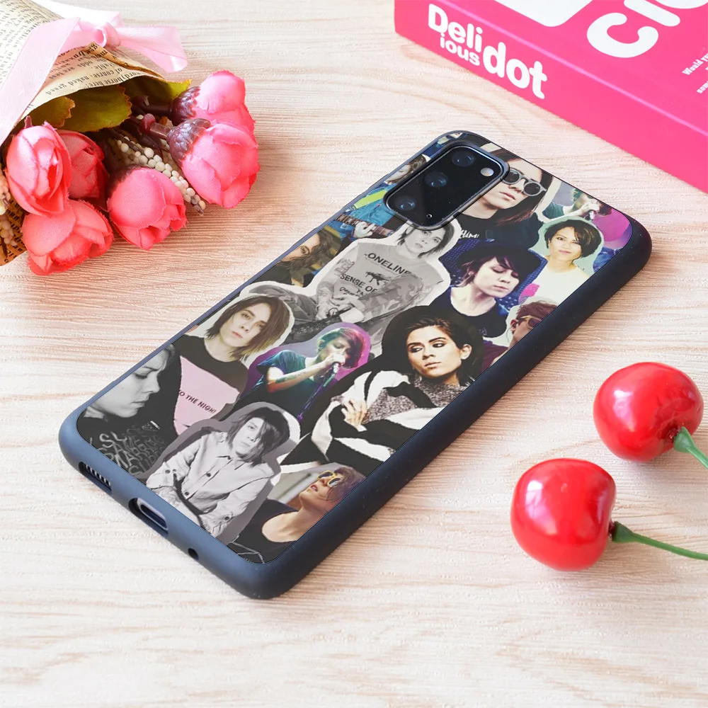 

For Samsung Galaxy Tegan Quin Collage Edit Print Soft Matt Phone Case