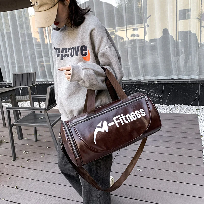 Спортивная сумка для фитнеса с надписью FGOIBALL портативная Дорожная из